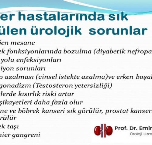 Şeker Hastalarında Sık Görülen Ürolojik Sorunlar Nelerdir?