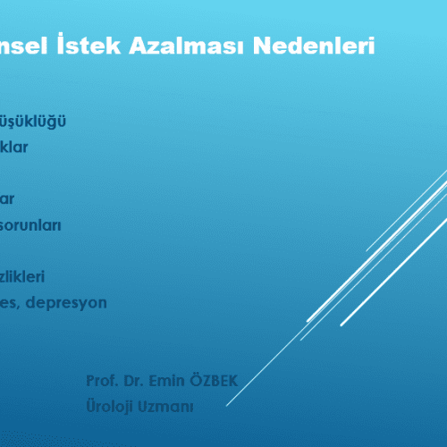 Libido- Cinsel İstek Azalması Nedenleri ve Tedavisi