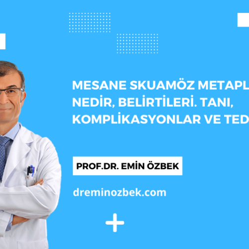 Mesane Skuamöz Metaplazisi: Nedir, Belirtileri. Tanı, Komplikasyonlar ve Tedavisi