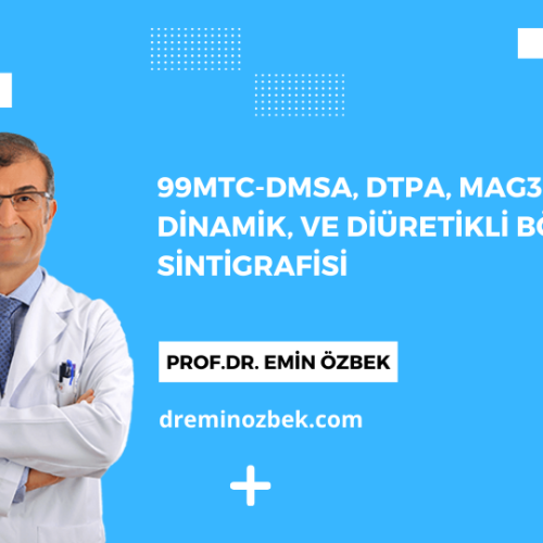 99mTc-DMSA, DTPA, MAG3:  Statik, Dinamik, ve Diüretikli Böbrek Sintigrafisi