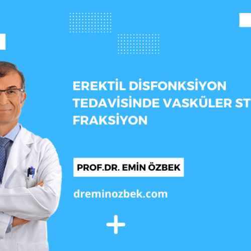 Erektil Disfonksiyon Tedavisinde Vasküler Stromal Fraksiyon