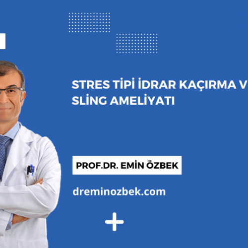 Stres Tipi İdrar Kaçırma ve Fasyal Sling Ameliyatı
