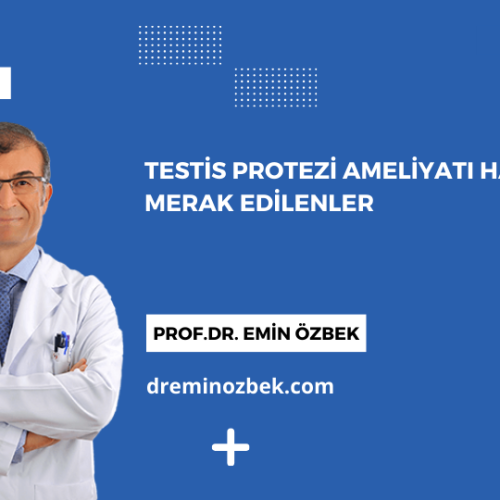 Testis Protezi Ameliyatı Hakkında Merak Edilenler