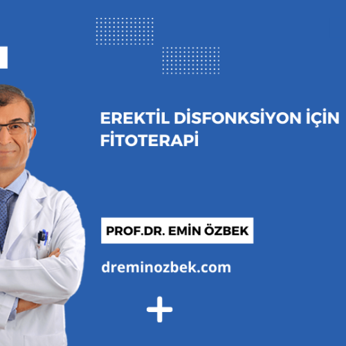 Erektil Disfonksiyon için Fitoterapi