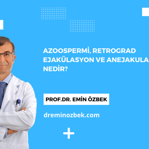 Azoospermi, Retrograd Ejakülasyon ve Anejakulasyon Nedir?