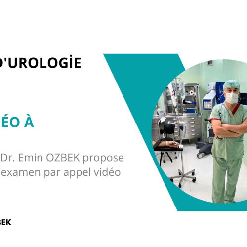 Examen d'urologie en ligne (réunion en ligne en direct)